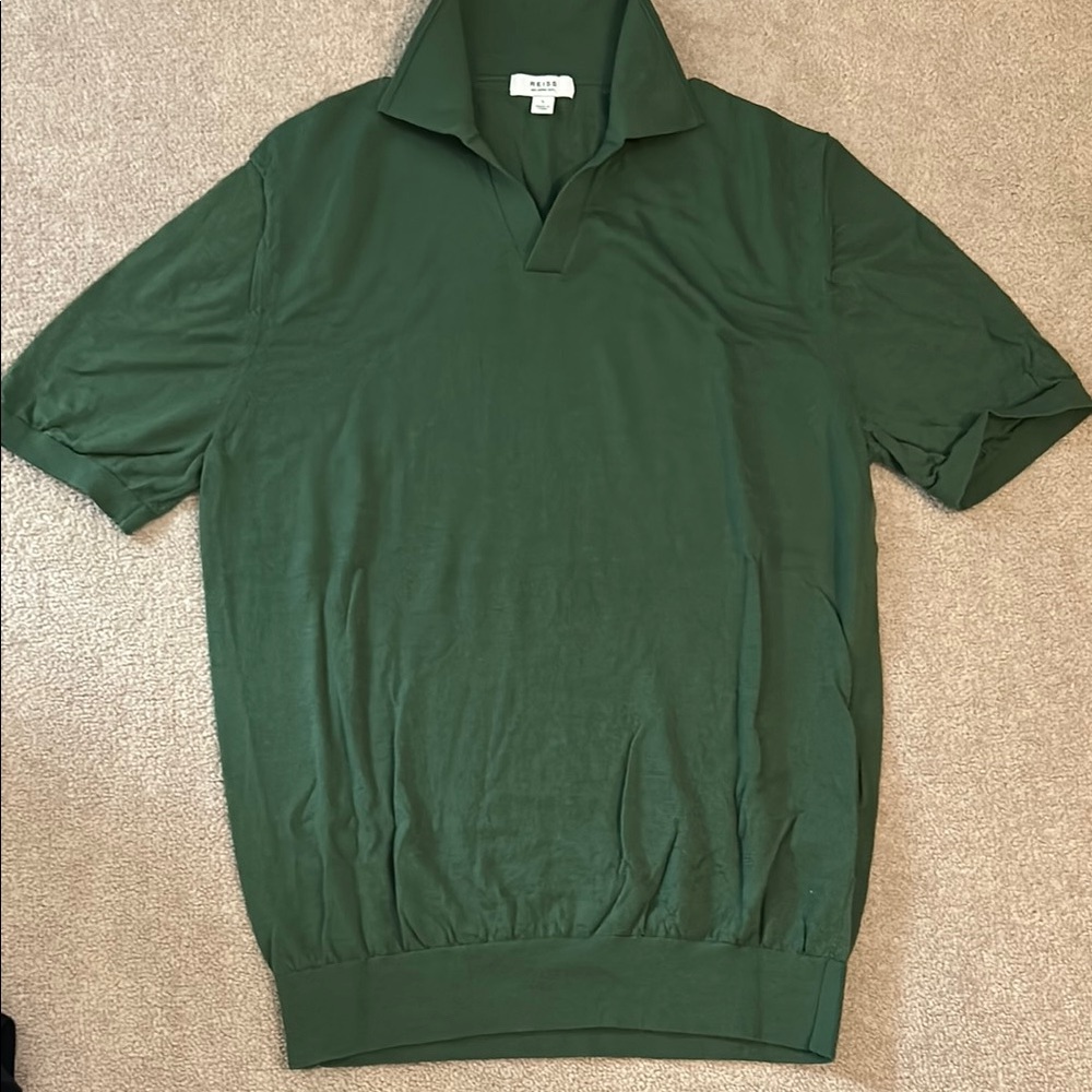 Reiss Forest Green Polo Shirt
